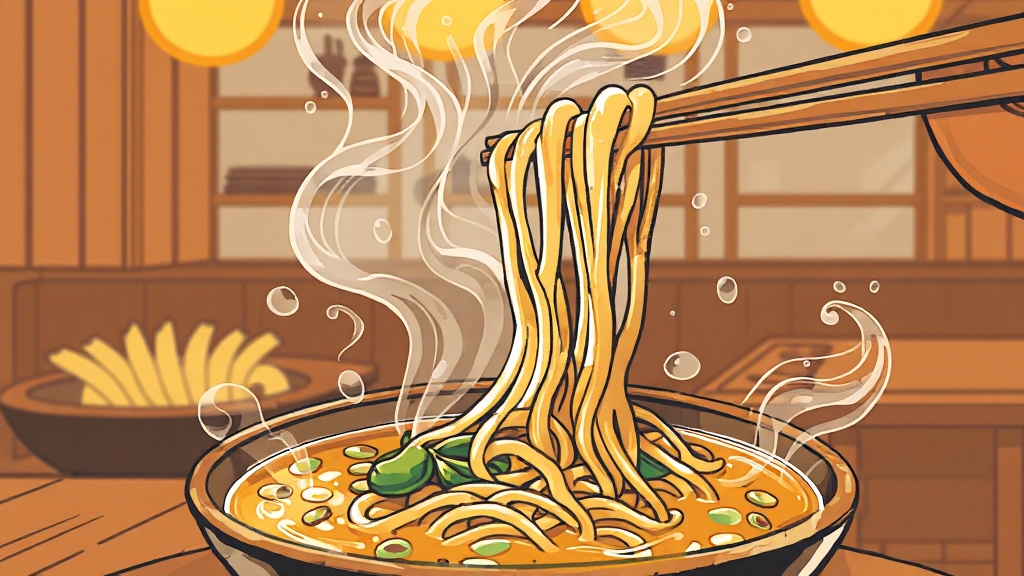 라면 맛있게 끓이는 방법 (illustration 스타일)