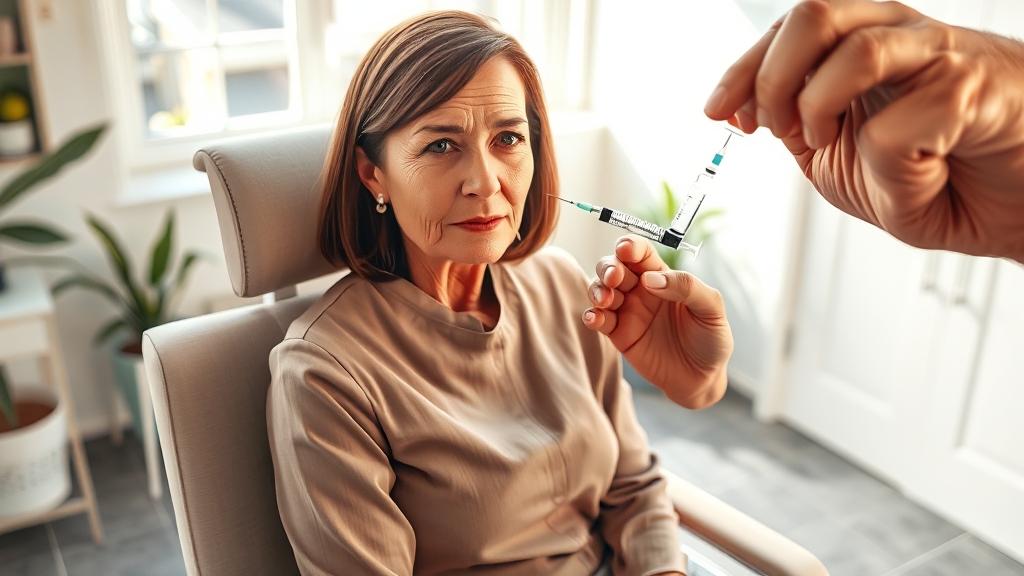 대상포진 예방: 백신과 생활 습관 (realistic 스타일)