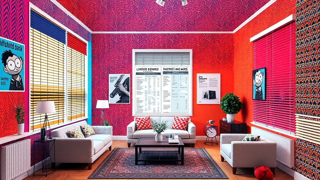 블라인드 가격 분석: 재료, 디자인, 설치 (popart 스타일)