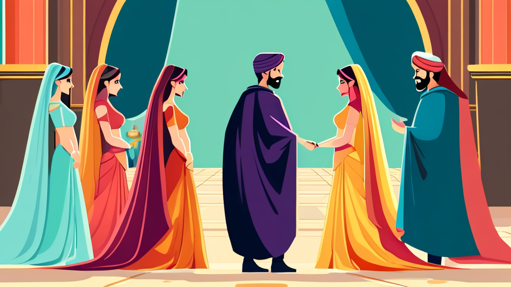 드라마 속 흥미로운 사건과 전개 예측 (cartoon 스타일)