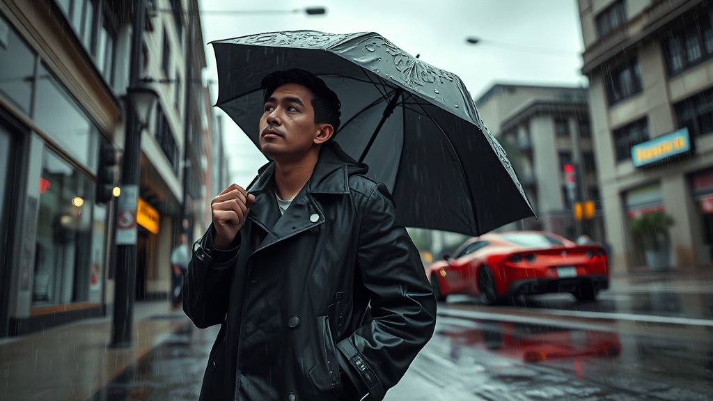 2025년 장마, 무엇이 다를까? (realistic 스타일)