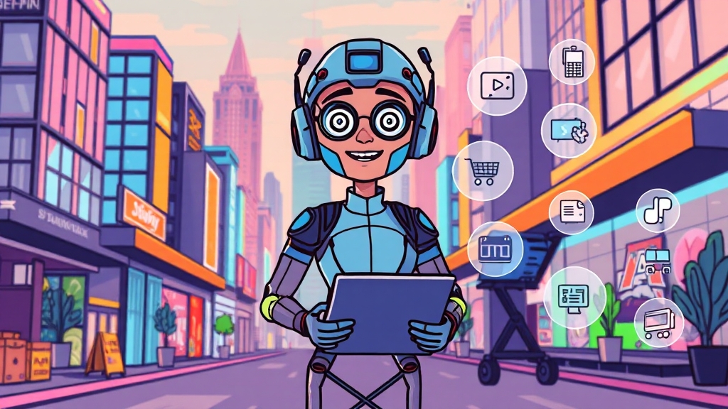 쇼핑, 영상, 디자인, AI가 다 한다! (cartoon 스타일)