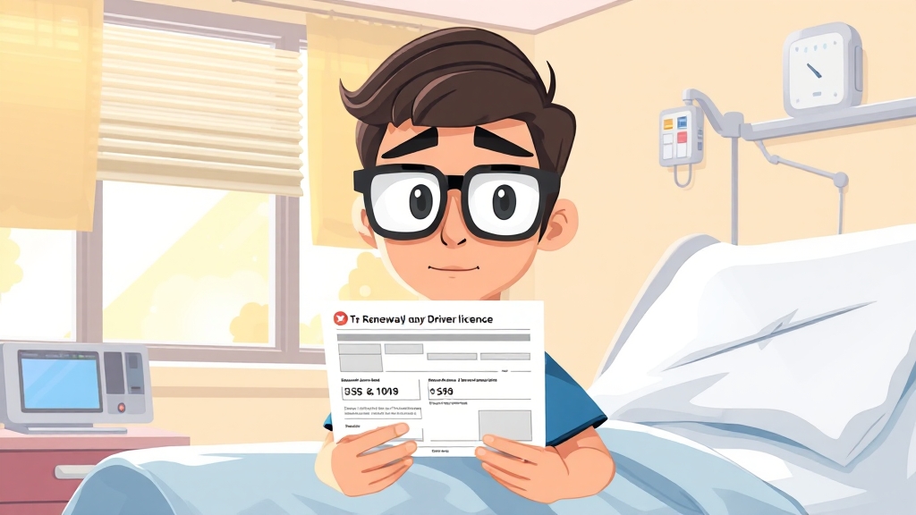 시력 검사 탈락 시 대처법 (cartoon 스타일)