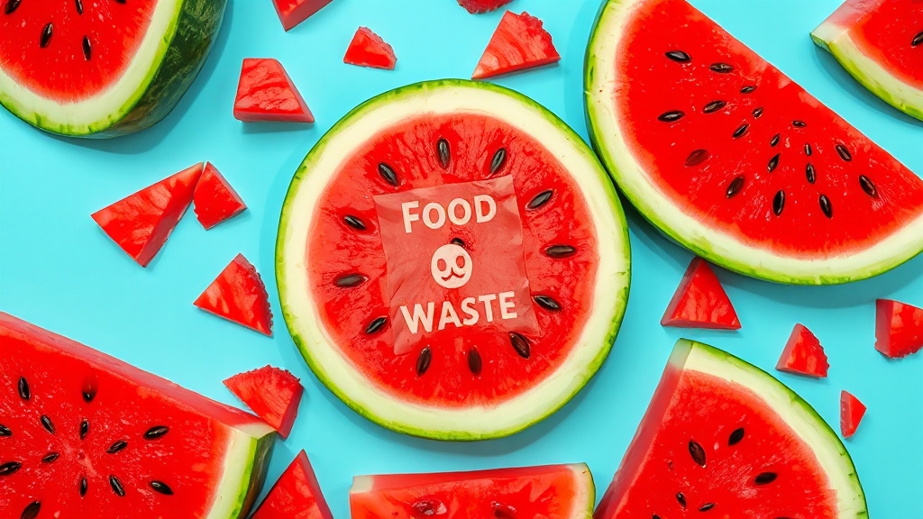 음식물 쓰레기 배출법 (popart 스타일)