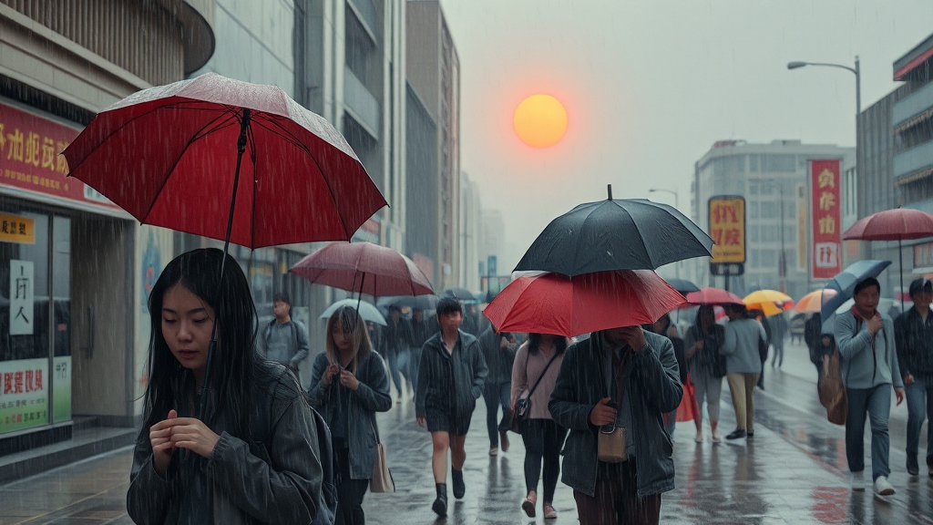 베이징 기상 특이사항 (realistic 스타일)