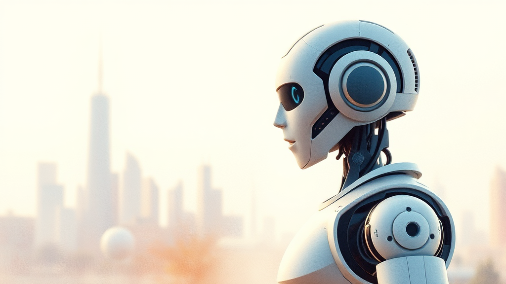 2026년 휴머노이드 로봇 시장 전망 (watercolor 스타일)