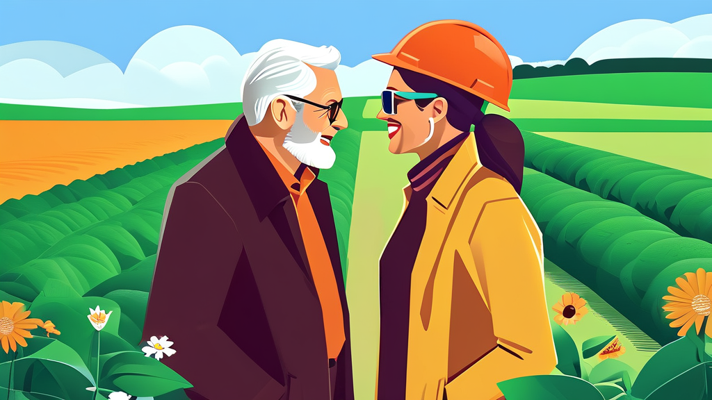 RIA 계좌, 전문가 투자와 함께하는 연금 증식의 길 (illustration 스타일)