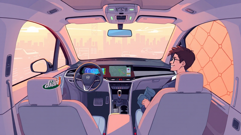 캐스퍼 EV 실내 디자인 & 편의 기능 (cartoon 스타일) (재시도)