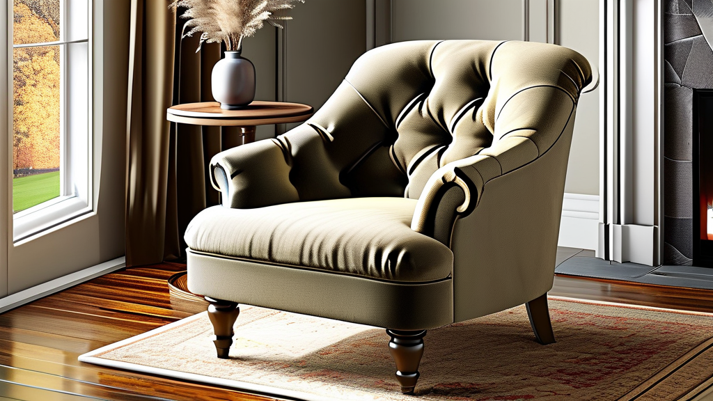 라운지 체어 선택 가이드: 소재, 기능, 디자인 고려사항 (realistic 스타일)