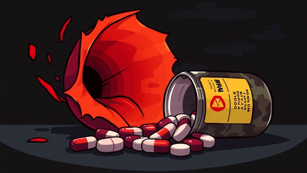 엘라그산, 섭취 시 주의사항은? (cartoon 스타일)