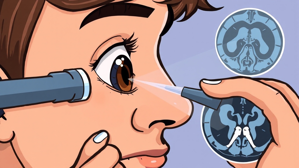 부비동암, 어떻게 진단할까요? (cartoon 스타일)