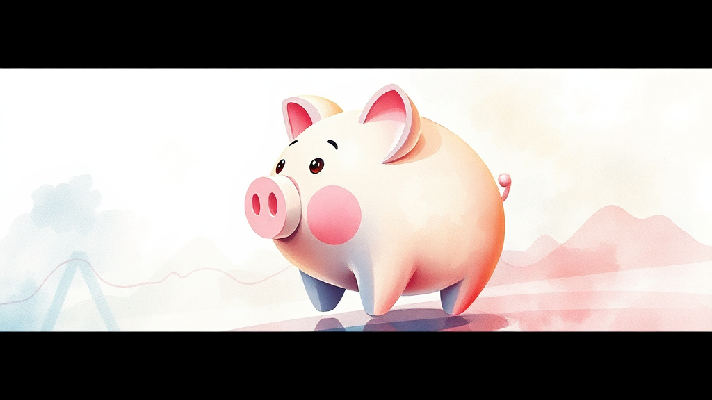 금리 변동, 왜 이렇게 심할까? (watercolor 스타일)