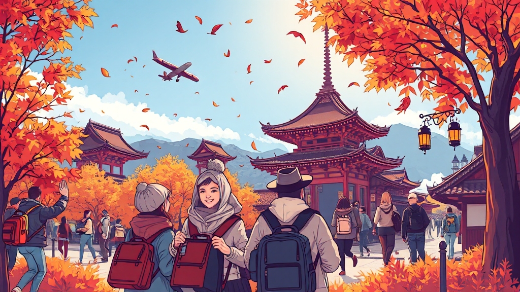 11월 여행, 왜 좋을까? (illustration 스타일)