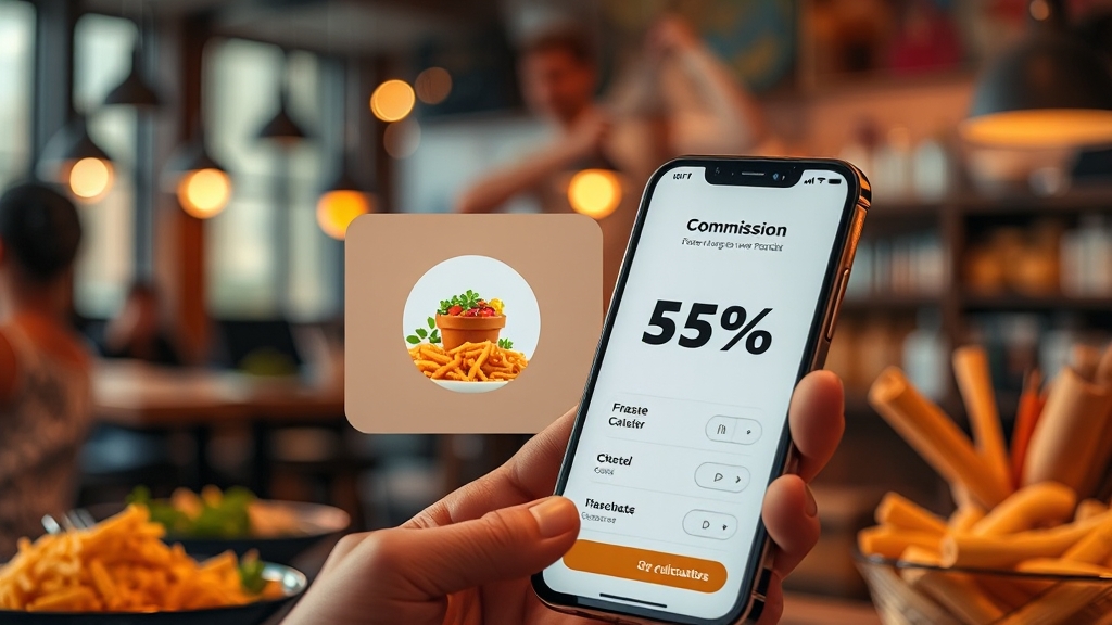 요기요 사장님사이트 수수료 구조 (realistic 스타일)