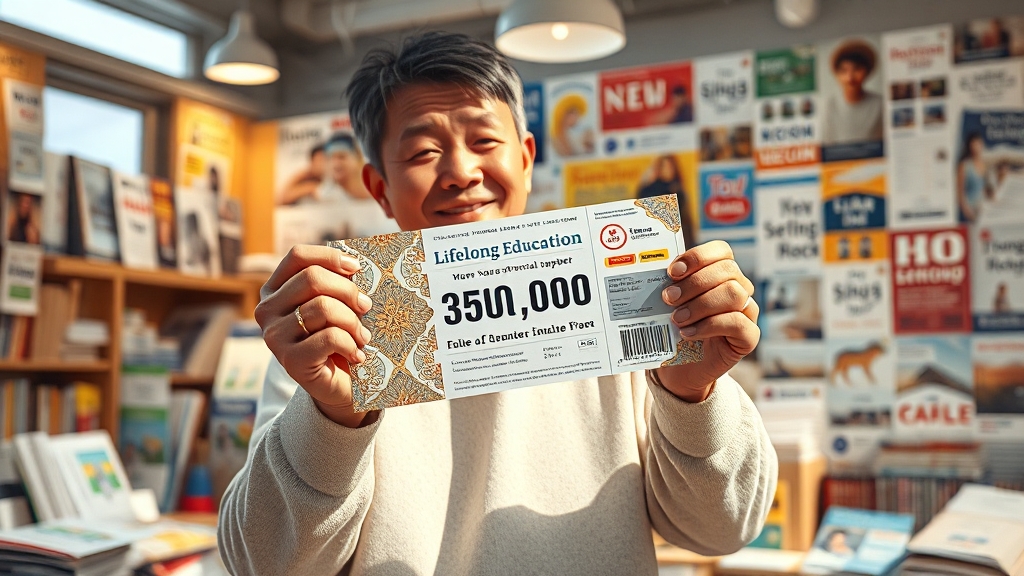 평생교육이용권, 무엇이 달라졌나? (realistic 스타일)