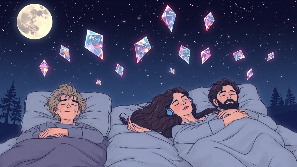 멜라토닌, 수면 조절 핵심 역할 (illustration 스타일)