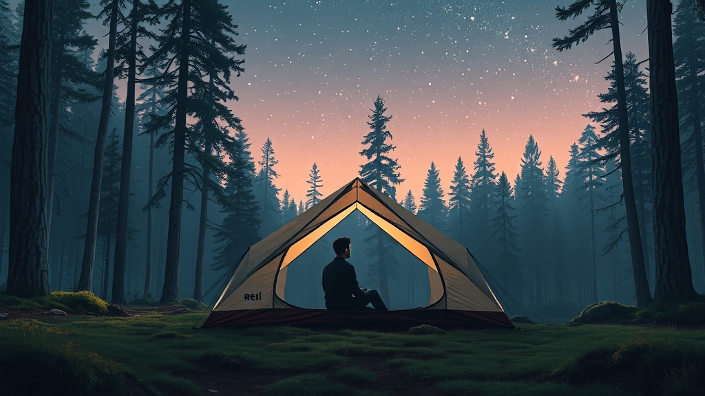 초경량 텐트, 어떤 걸 골라야 할까요? (illustration 스타일)