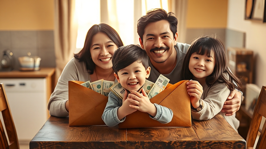 근로장려금과 자녀장려금, 뭐가 다를까요? (realistic 스타일)