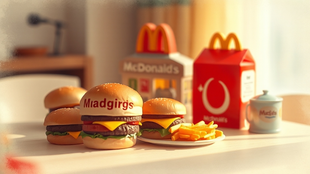 맥도날드 해피밀 완벽 분석 (watercolor 스타일)