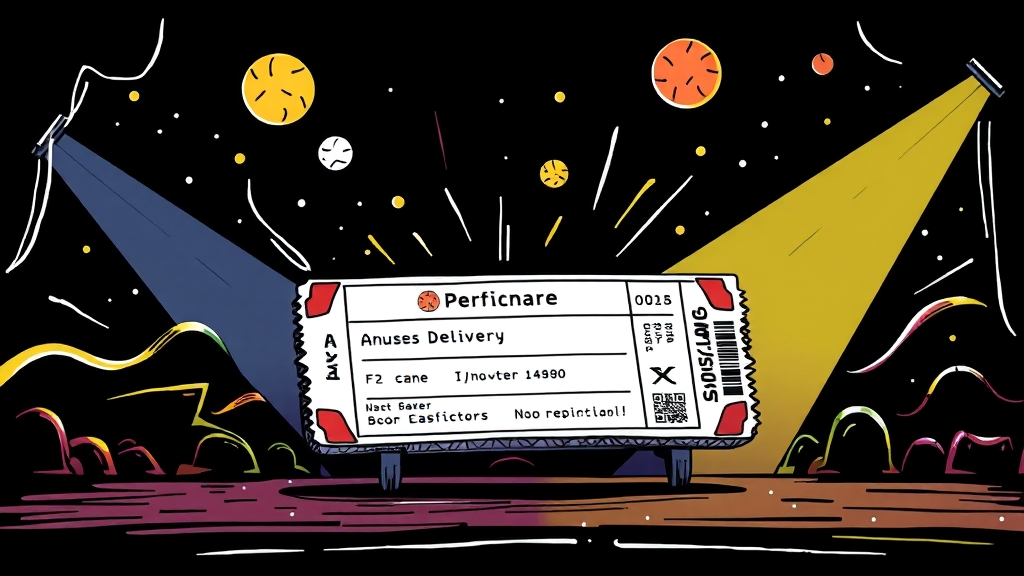 티켓 수령 방법 (illustration 스타일)