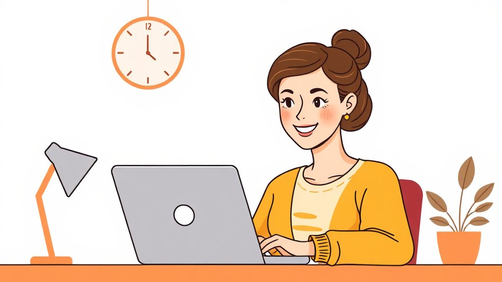 실업크레딧 신청 방법 (illustration 스타일)