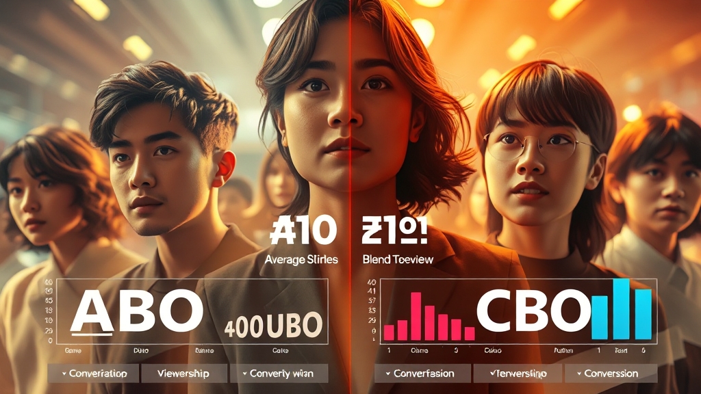 릴스 광고 예산 설정 및 전략 비교 (realistic 스타일)