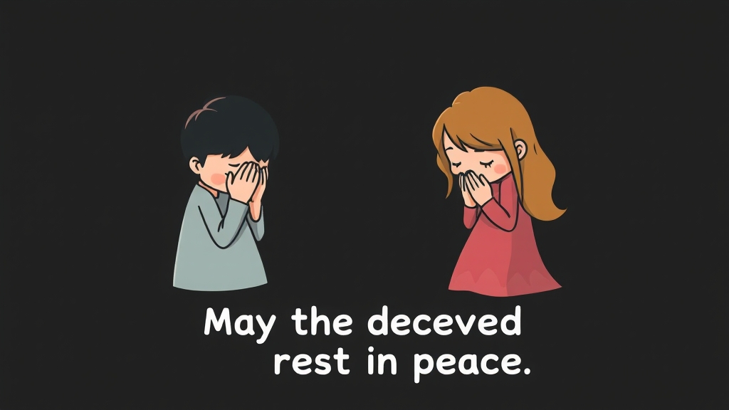 조문 시 인사말, 어떻게 건넬까요? (cartoon 스타일)