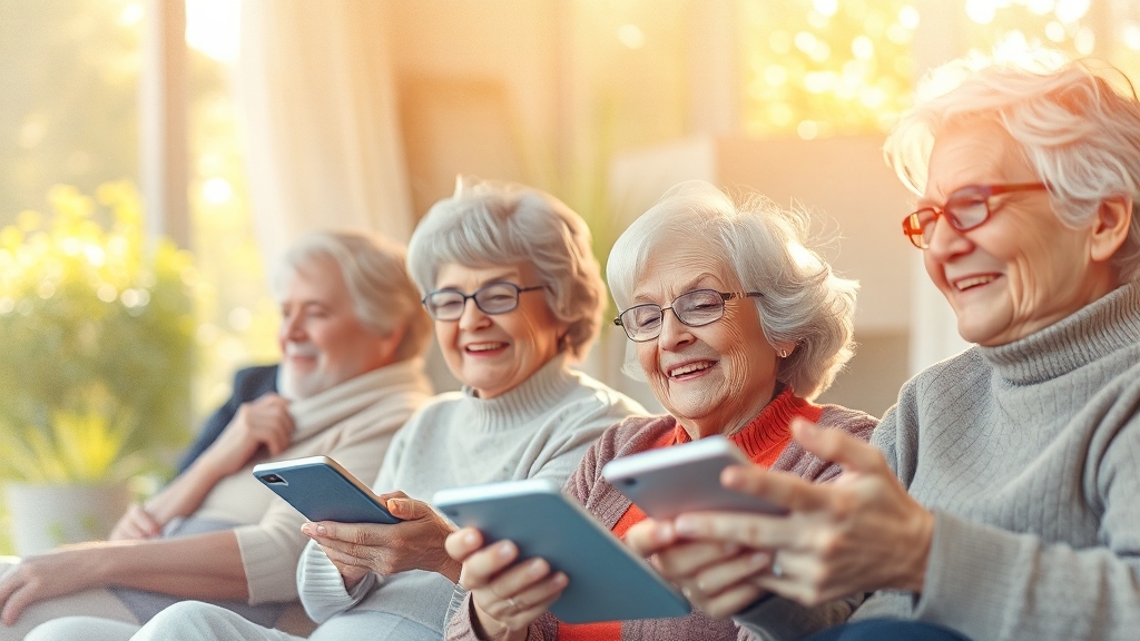 복지 디지털 전환, 왜 필요할까? (watercolor 스타일)