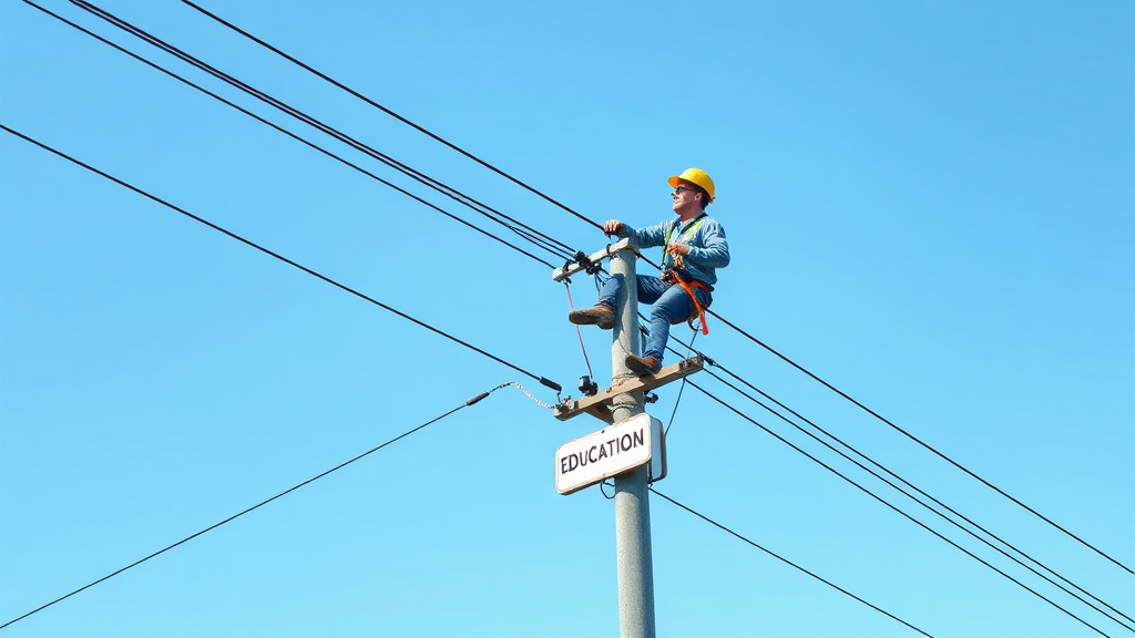 전기공사협회 교육, 어떤 게 있을까? (illustration 스타일)