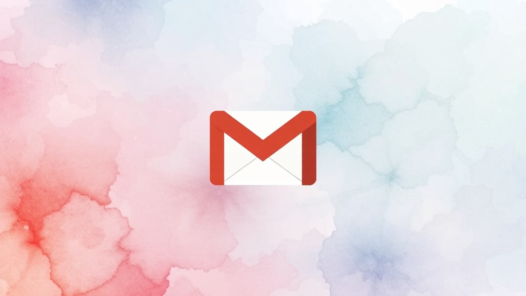 Gmail AI 활용법 (watercolor 스타일)