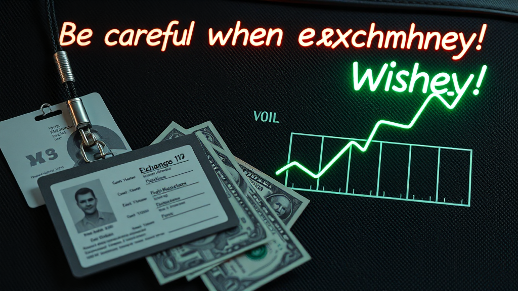 환전 시, 이것만은 꼭 주의하세요! (realistic 스타일)