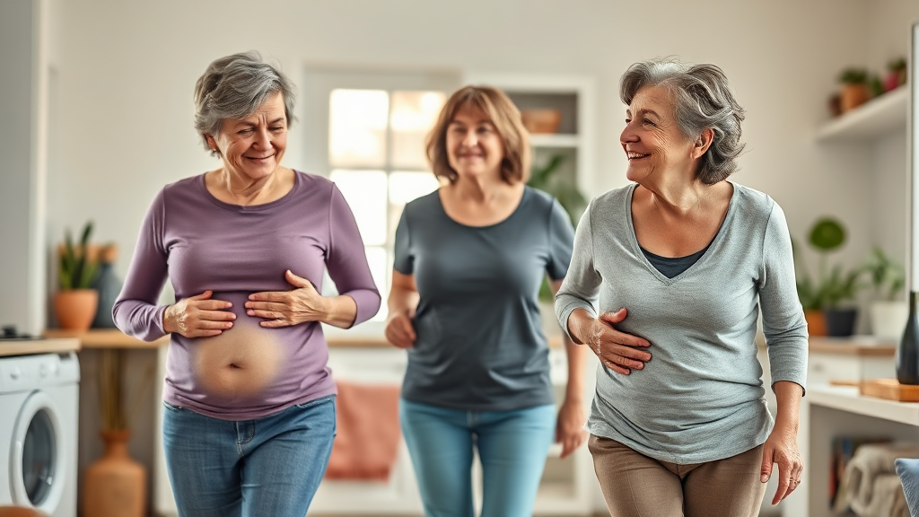 일상 속 움직임 늘리기: 재미있고 효과적인 방법 (realistic 스타일)