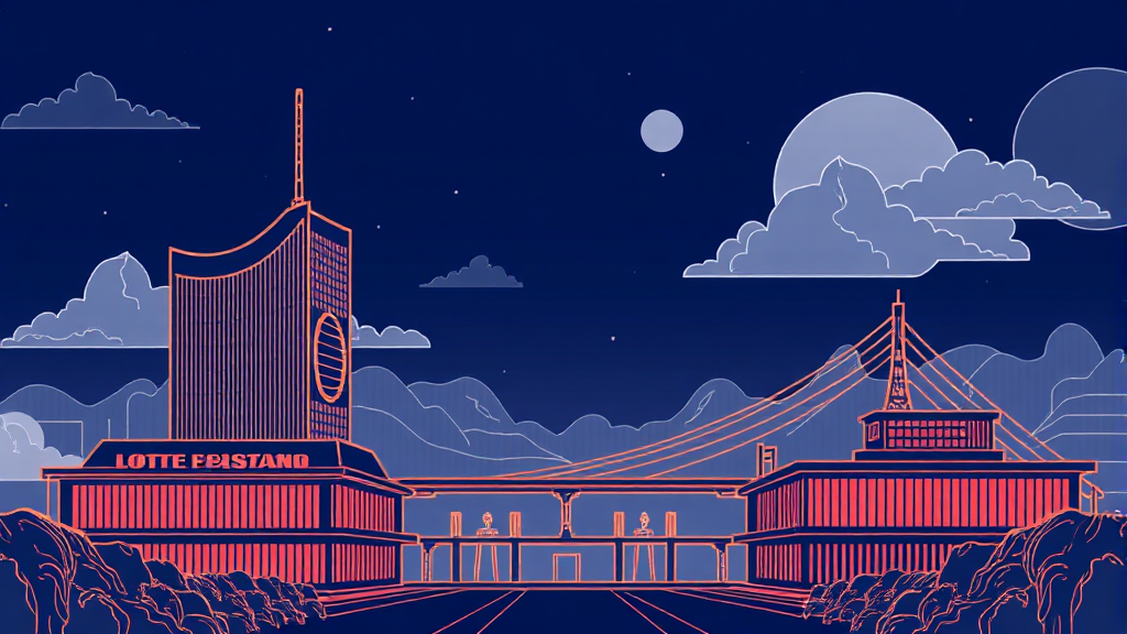 롯데지주 실적 턴어라운드와 저평가 요인 (illustration 스타일)