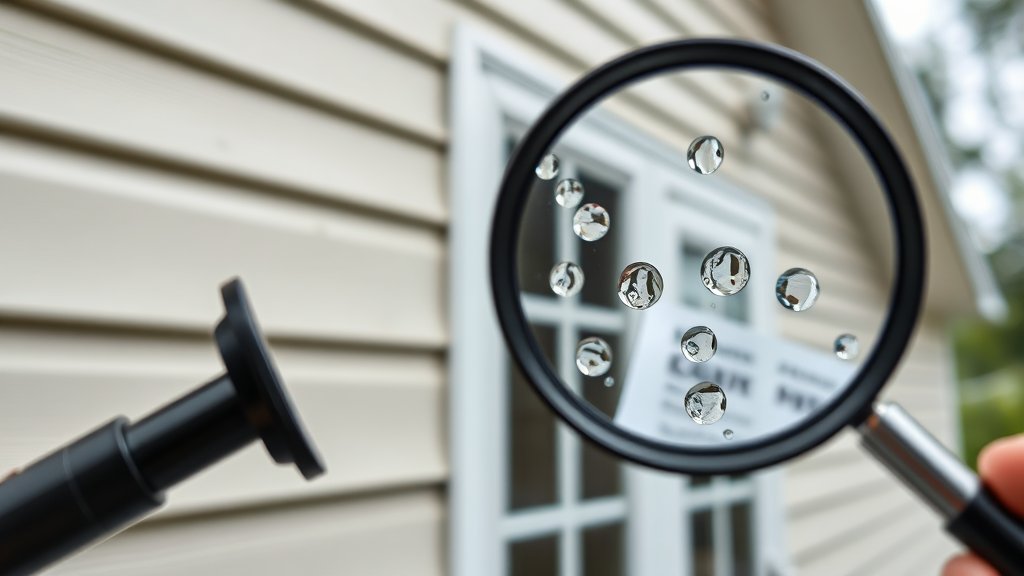 누수 발생 시 초기 대응 (realistic 스타일)