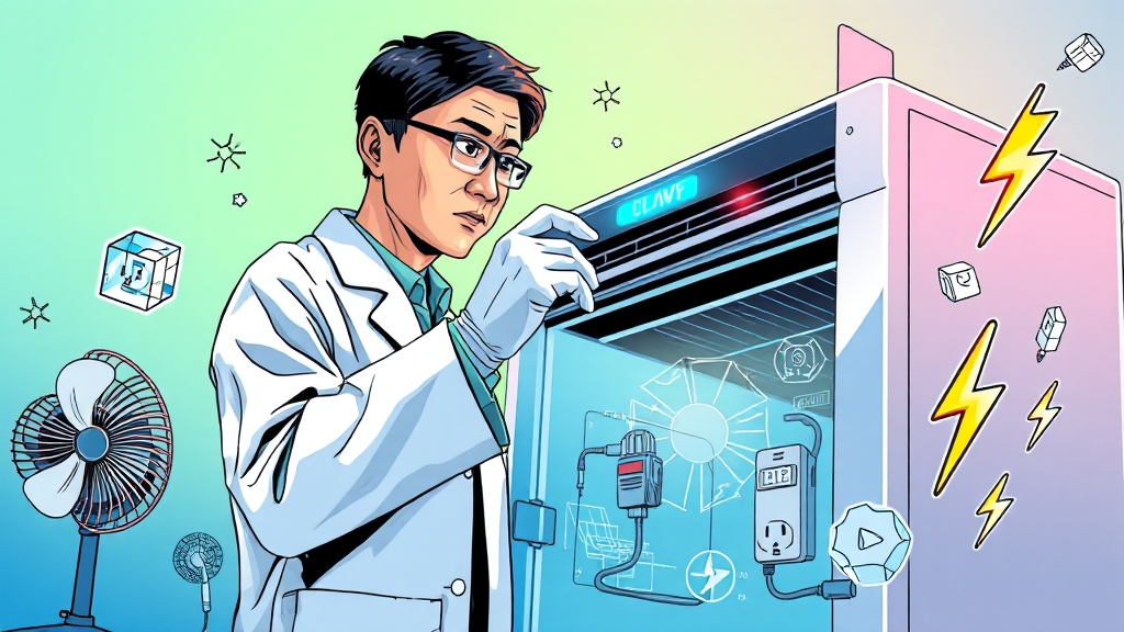 전원 문제, 원인부터 파악! (illustration 스타일)