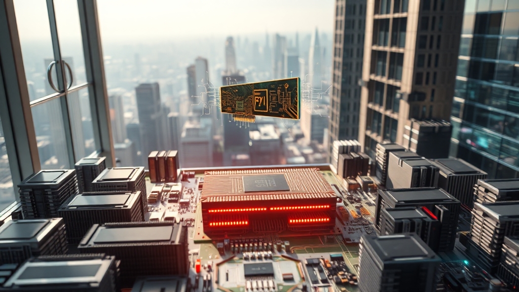 GDDR7 관련 주요 기업 분석 (realistic 스타일)