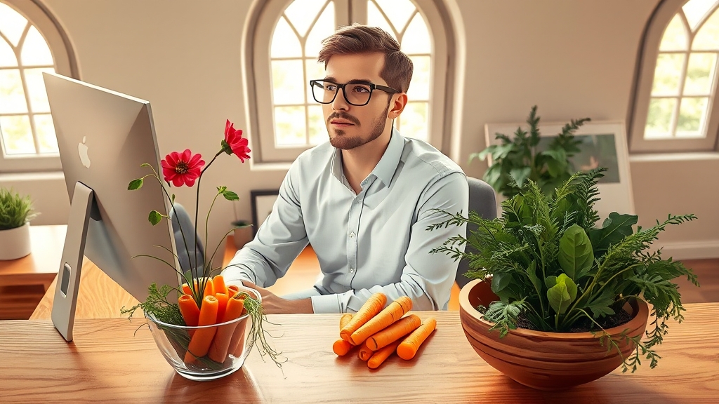 눈 건강 지키는 생활 습관 (realistic 스타일)