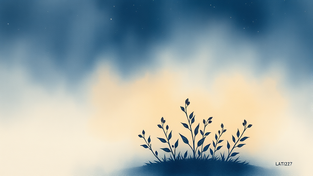 식물성 멜라토닌 부작용 및 주의사항 (watercolor 스타일)