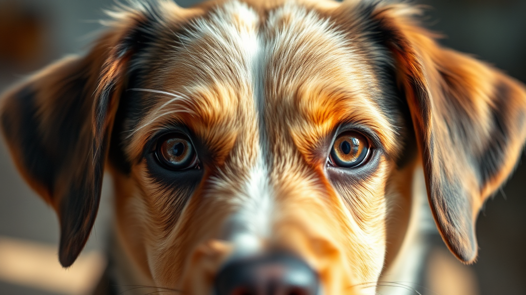 강아지 눈 건강, 녹내장 예방과 관리 팁 (realistic 스타일)