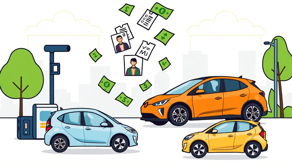 보조금 신청 조건 및 절차 (cartoon 스타일)