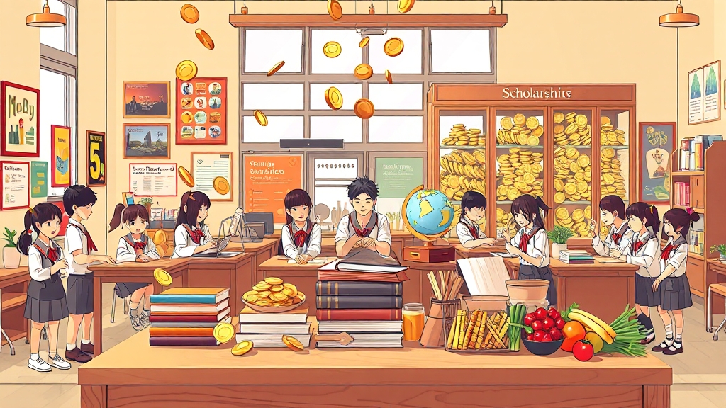 교육급여, 어디에 사용할 수 있나요? (illustration 스타일)