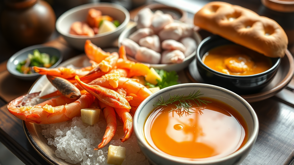 조식 뷔페 상세 리뷰 (realistic 스타일)