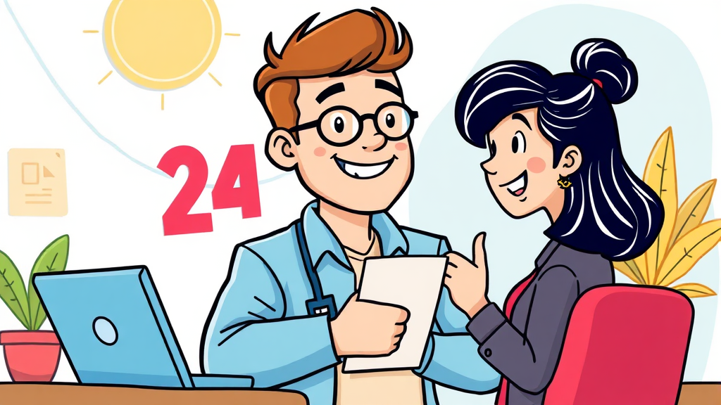 고용24, 왜 써야 할까? (cartoon 스타일)