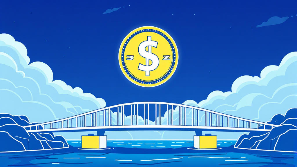 스테이블 코인이란 무엇일까요? (illustration 스타일)