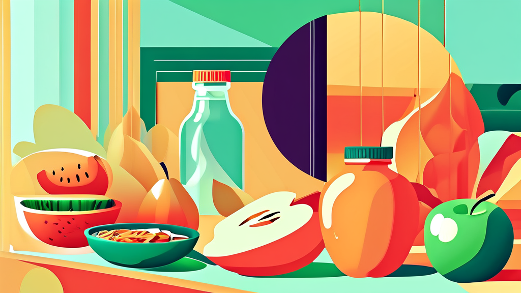 소화불량, 왜 생길까? 12가지 주요 원인 파헤치기 (illustration 스타일)