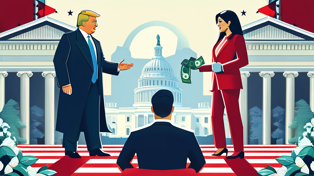 트럼프의 동맹 압박: '돈 더 내라'는 요구의 진실 (illustration 스타일)