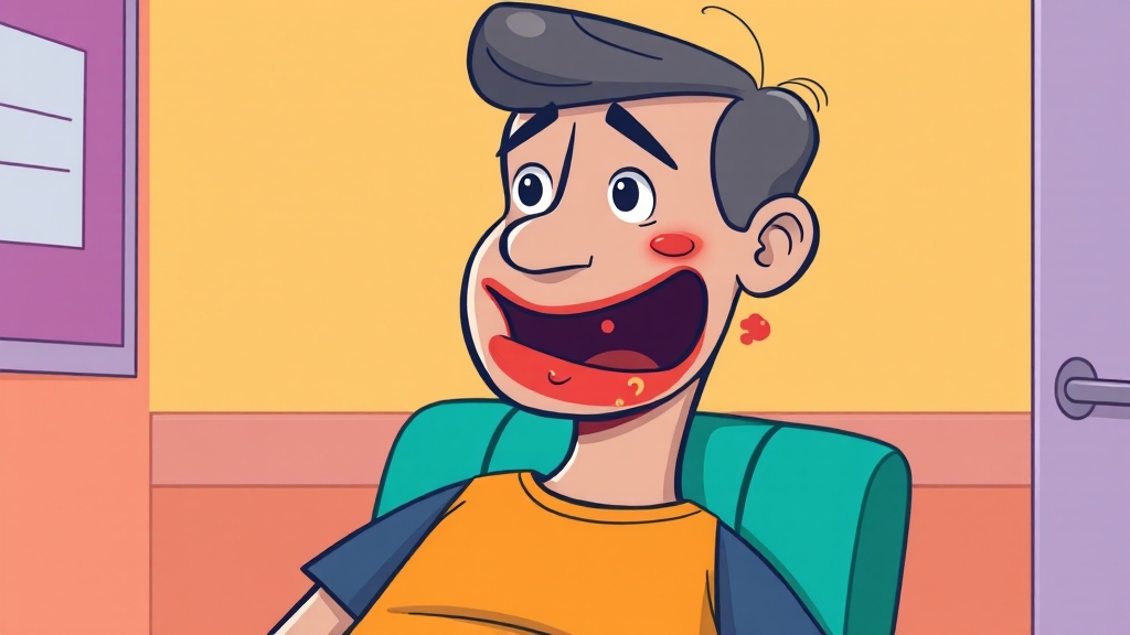 병원 가야 할 때는 언제일까? (cartoon 스타일)