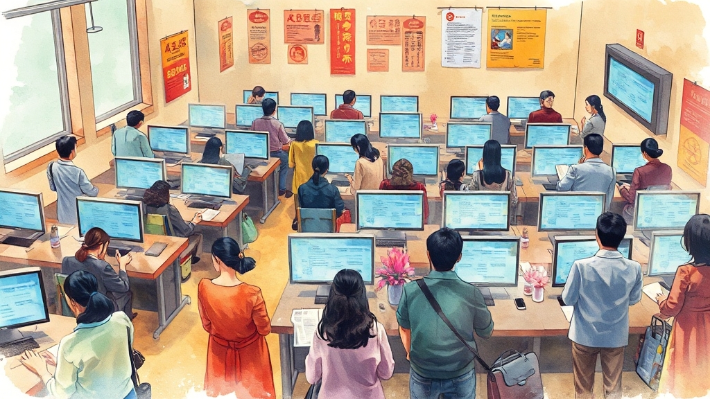 행복주택 신청 방법 (watercolor 스타일)