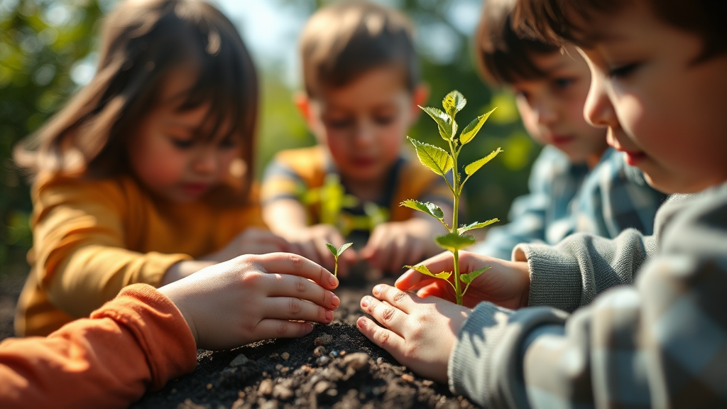 디딤씨앗통장, 미래를 위한 든든한 씨앗 (realistic 스타일)