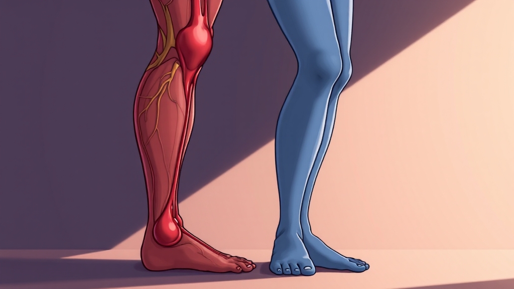 하지정맥류, 왜 생기는 걸까요? (cartoon 스타일)